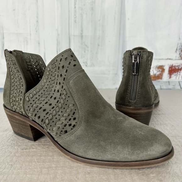 Vince Camuto Gray Ankle Boots - Picture 2 of 8